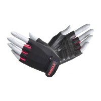Mad Max Rainbow Workout Gloves Black/Rubine Red MFG-251 (M size)