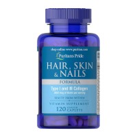 Puritan's Pride Hair, Skin & Nails (120 caplets)