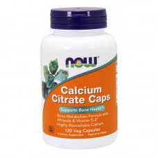 NOW Calcium Citrate Caps (120 veg caps)