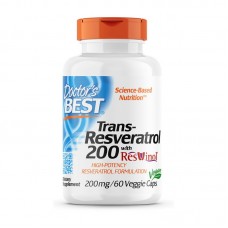 Trans-Resveratrol 200 mg with Reswinol (60 veg caps)