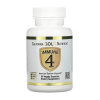 California Gold Nutrition Immune 4 60 veg caps