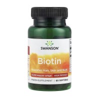 Swanson Biotin 10,000 mcg (60 sgels)
