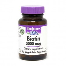 Bluebonnet Nutrition Biotin 5000 mcg (60 veg caps)