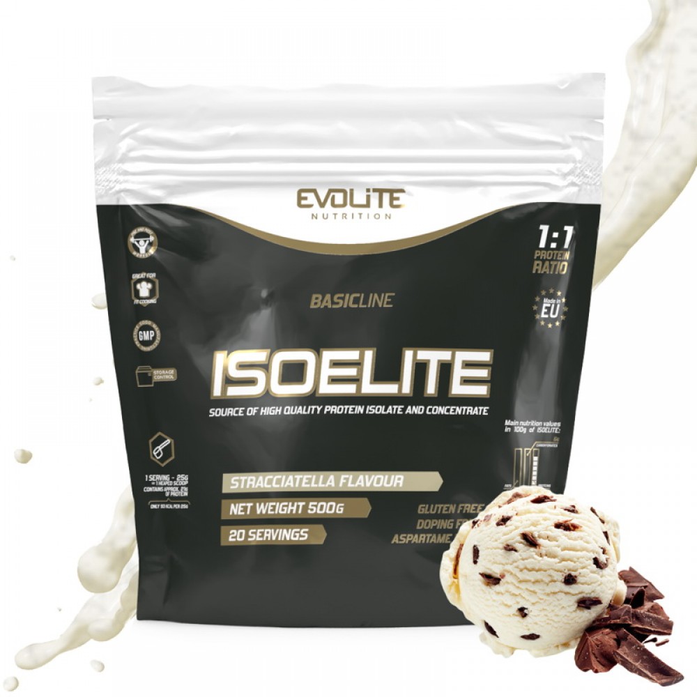 Iso Elite (500 g, straciatella) Iso Elite (500 g, straciatella)