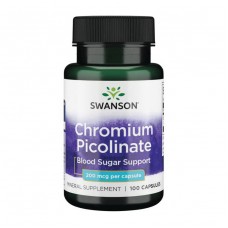 Swanson Chromium Picolinate 200 mcg (100 caps)