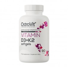 OstroVit Vitamin D3 + K2 softgels (90 caps)