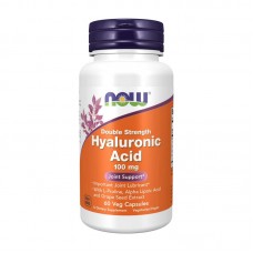 NOW Hyaluronic Acid 100 mg double strength (60 veg caps)