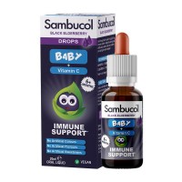 Sambucol Black Elderberry Drops For Babys + Vitamin C (20 ml)