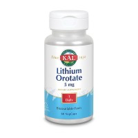 KAL Lithium Orotate 5 mg 60 veg caps