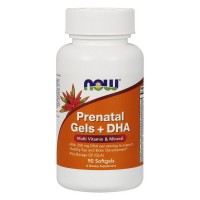 NOW Prenatal Gels + DHA (90 softgel)