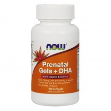 NOW Prenatal Gels + DHA (90 softgel)