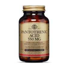 Solgar Pantothenic Acid 550 mg (100 veg caps)