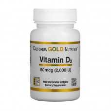 Vitamin D3 50 mcg (2,000 IU) (90 fish gelatin softgels)