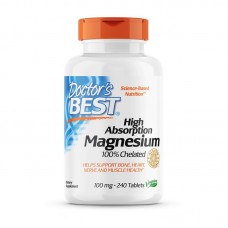 Doctor's BEST Magnesium High Absorption 100 mg (240 tabs)