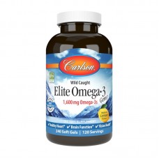 Carlson Labs Elite Omega 3 1,600 mg (240 soft gels, lemon)