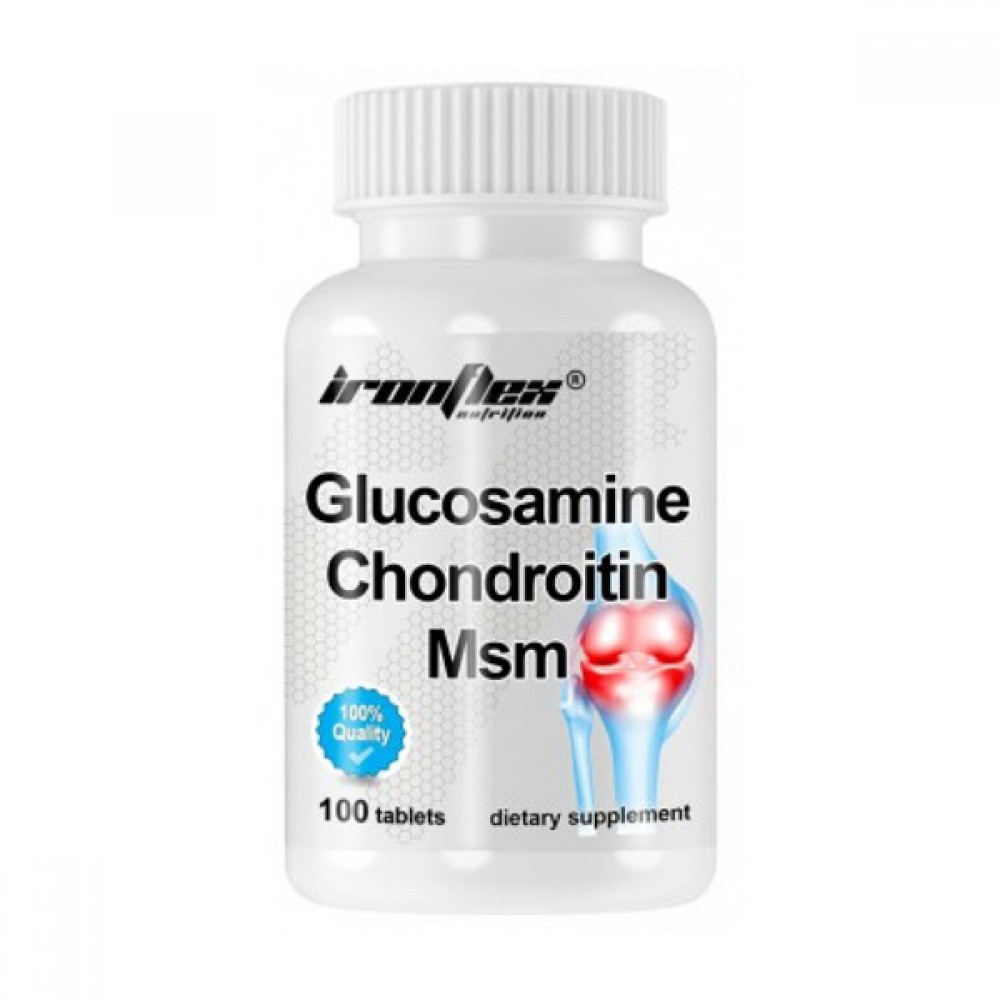 IronFlex Glucosamine&Chondroitin with MSM (100 tabs) IronFlex Glucosamine&Chondroitin with MSM (100 tabs)