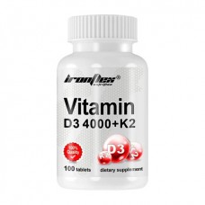 IronFlex Vitamin D3 4000+K2 (100 tab)