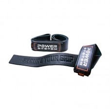 Power System Lifting Leather Straps 3320 Black