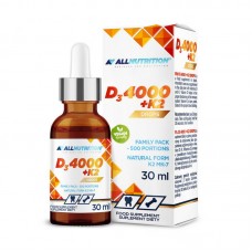 All Nutrition Vit D3 4000 + K2 Drops (30 ml)