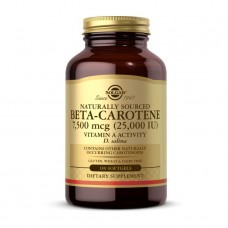 Solgar Beta-Carotene 7,500 mcg (25,000 IU) naturally sourced (180 softgels)