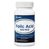 GNC Folic Acid 400 mkg (100 veg tabs)