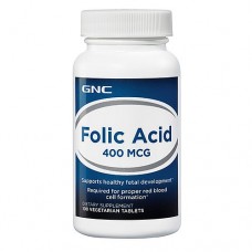GNC Folic Acid 400 mkg (100 veg tabs)