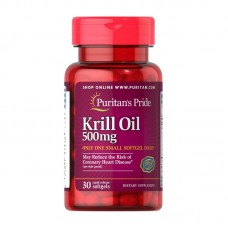 Puritan's Pride Krill Oil 500 mg (30 softgels)