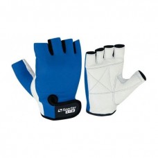 Weightlifting Gloves White-Blue (S size)