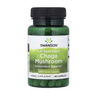 Swanson Chaga Mushroom 400 mg (60 caps)