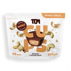 TOM peanut butter Цукерки з пастою кеш'ю чорний шоколад - Family Pack (225 g)