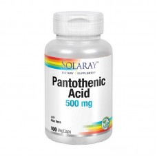 Solaray Pantothenic Acid 500 mg (100 veg caps)