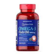 Puritan's Pride Omega-3 Fish Oil 1000 mg (250 softgels)