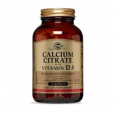 Solgar Calcium Citrate with vit D3 (120 tabs)