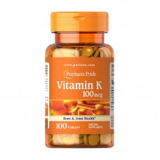 Puritan's Pride Vitamin K 100 mcg (100 tab)