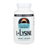 Source Naturals L-Lysine 1000 mg (100 tabs)
