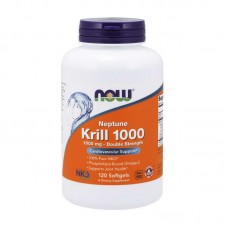 NOW Krill Oil 1000 double strength (120 softgels)