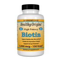 Healthy Origins Biotin 5,000 mcg (150 vcaps)