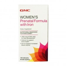 GNC Women`s Prenatal Formula without Iron (120 caplets)