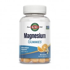 KAL Magnesium Gummies (60 gummies, orange vanilla)