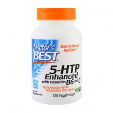 Doctor's BEST 5-HTP Enhanced with Vitamins B6 and C (120 veg caps)