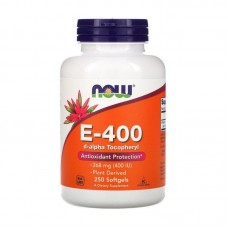 NOW E-400 d-alpha Tocopheryl (250 softgels)