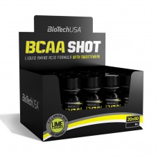 BioTech BCAA Shot zero carb (20*60 ml, lime)