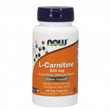 NOW L-Carnitine 500 mg (60 veg caps)