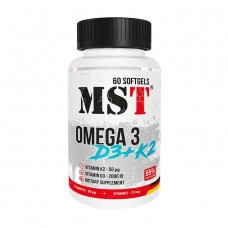 MST Omega 3 D3+K2 (60 softgels)