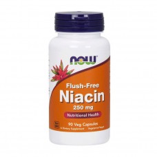 NOW Flush-Free Niacin 250 mg (90 vcaps)