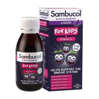 Sambucol Black Elderberry Liquid For Kids + Vitamin C (120 ml) Sambucol Black Elderberry Liquid For Kids + Vitamin C (120 ml)
