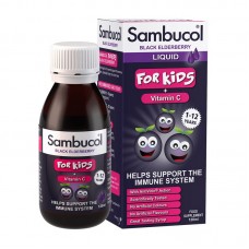 Sambucol Black Elderberry Liquid For Kids + Vitamin C (120 ml)