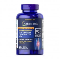 Puritan's Pride Double Strength Glucosamine, Chondroitin & MSM (240 caps)