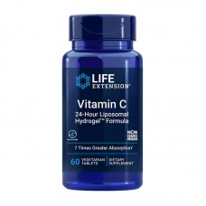Life Extension Vitamin C 24-Hour Liposomal Hydrogel Formula (60 veg tabs)