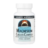 Source Naturals Magnesium Chelate Complex 100 mg (100 tab)